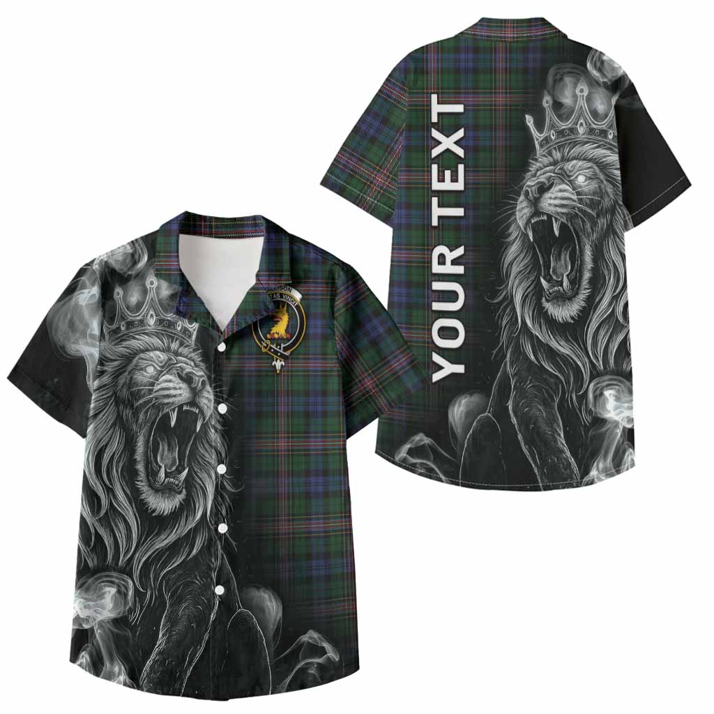 Allison Tartan Kid Hawaiian Shirt Roaring Lion Heritage