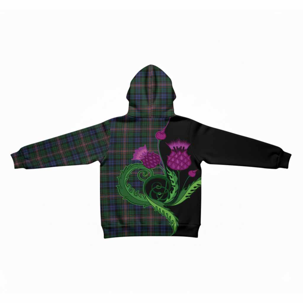 Allison Tartan Kid Hoodie Traditional Scottish Thistle