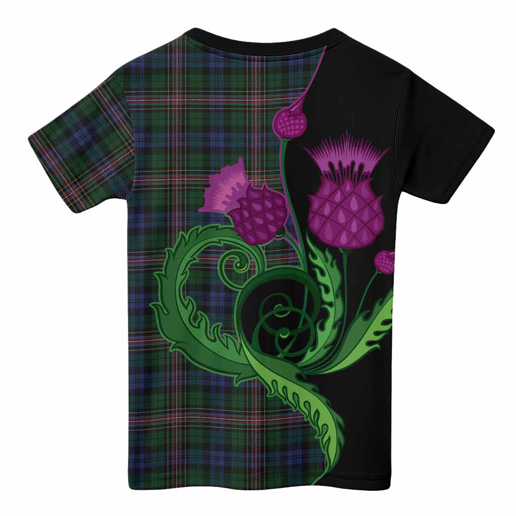 Allison Tartan Kid T-shirt Traditional Scottish Thistle