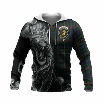 Allison Tartan Knitted Hoodie Roaring Lion Heritage