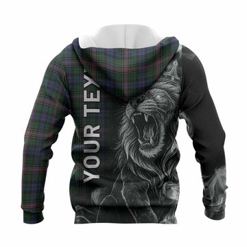 Allison Tartan Knitted Hoodie Roaring Lion Heritage