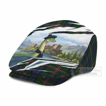 Allison Tartan Loch Ness Monster Scottish Heritage Art Flat Cap, Jeff Cap