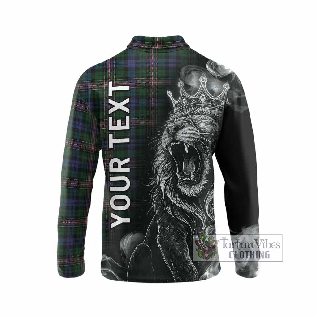 Allison Tartan Long Sleeve Polo Shirt Roaring Lion Heritage
