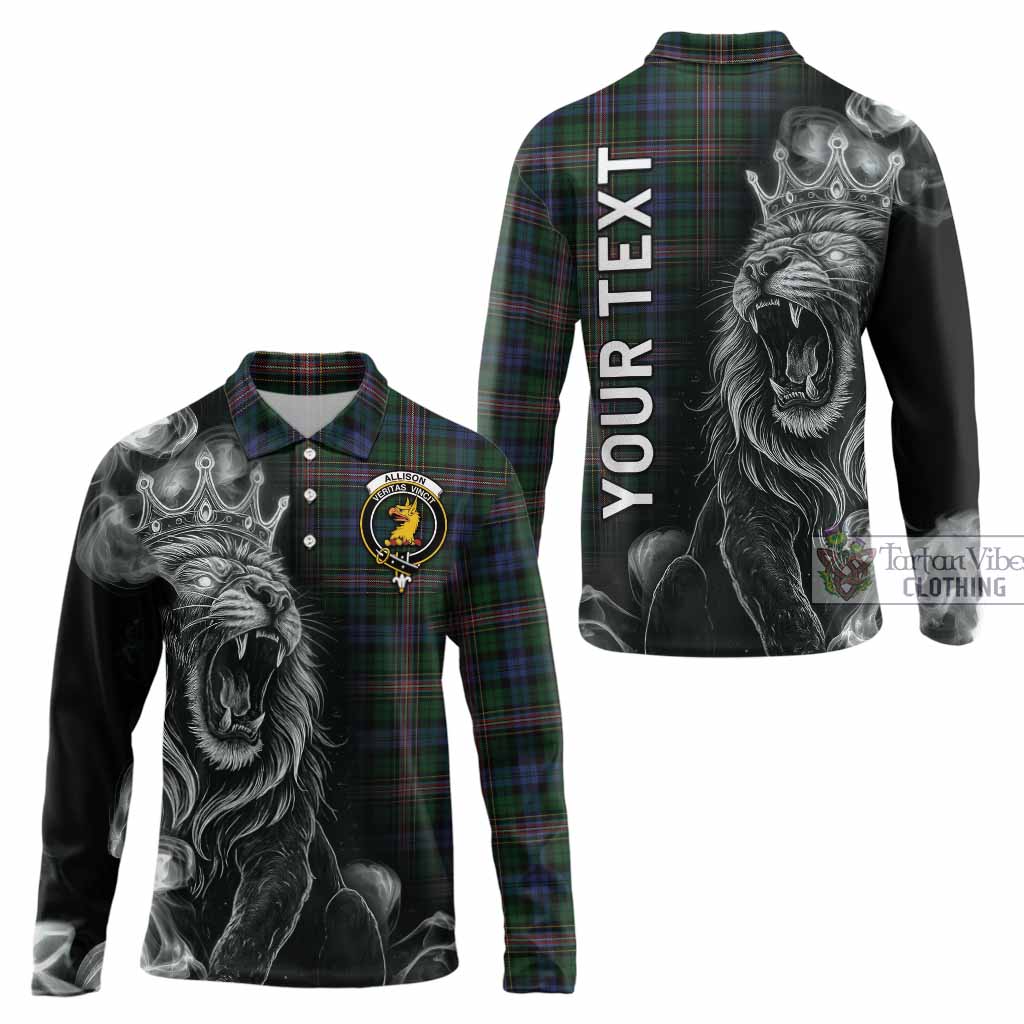 Allison Tartan Long Sleeve Polo Shirt Roaring Lion Heritage