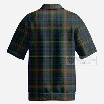 Allison Tartan Men’s Polo Sweater Top with Family Crest