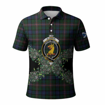 Allison Tartan Polo Shirt Thistle Scottish Spirit