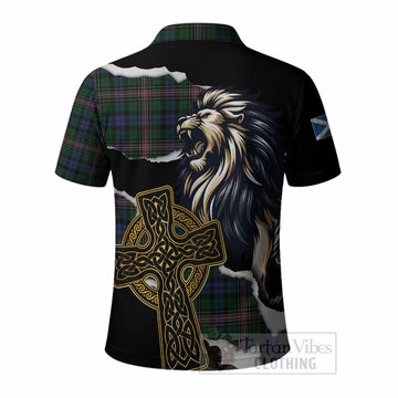 Allison Tartan Scottish Polo Shirt Lion Celtic Heritage