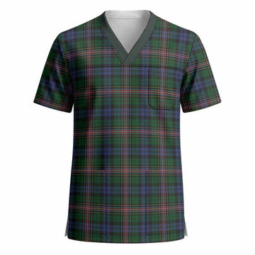 Allison Tartan Scrub Top - Tartan Vibes Clothing