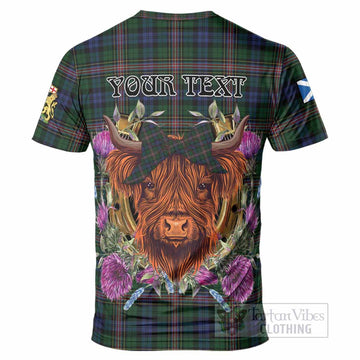Allison Tartan T-Shirt Scottish Thistle Heilan Coo