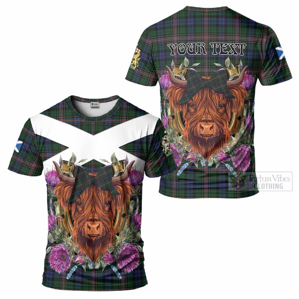 Allison Tartan T-Shirt Scottish Thistle Heilan Coo