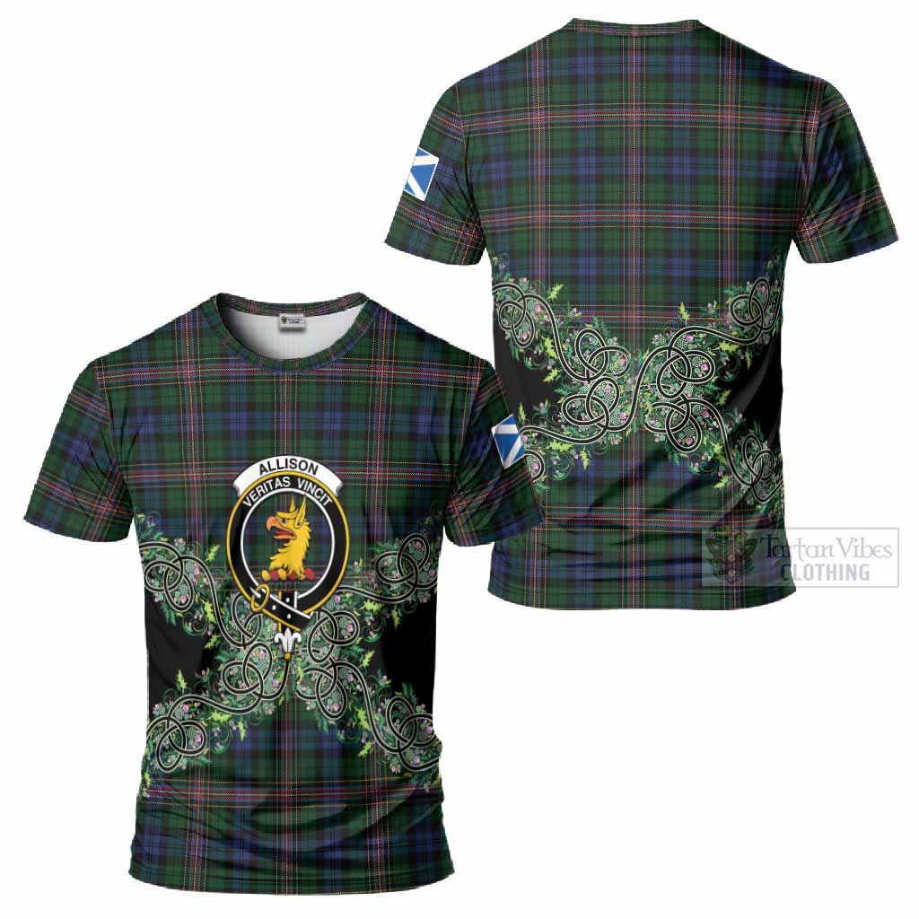 Allison Tartan T-Shirt Thistle Scottish Spirit