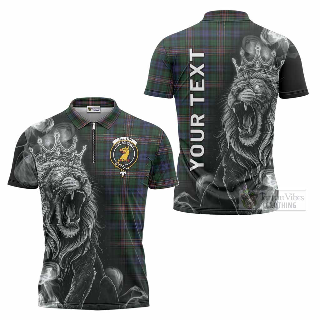 Allison Tartan Zipper Polo Shirt Roaring Lion Heritage