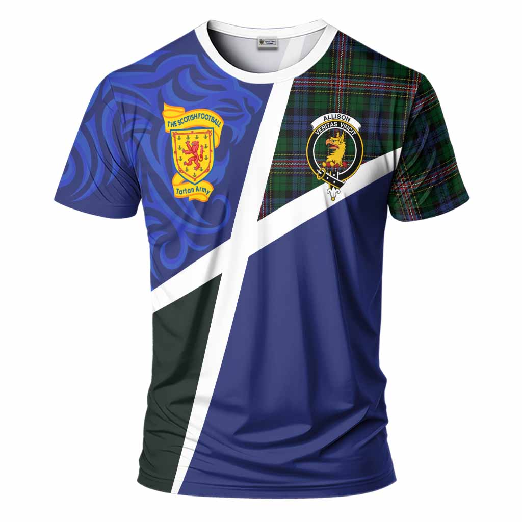 Allison The Scottish Football Crest T-Shirt Lion-Tartan Army