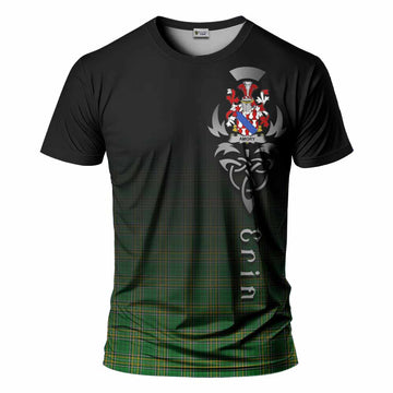Amory Irish Clan T-Shirt with Coat of Arms Erin Go Bragh Celtic Inspired