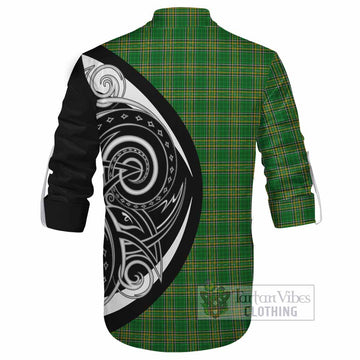 Ancketill Irish Clan Ghillie Kilt Shirt Celtic Circle Style - Tartan Vibes Clothing