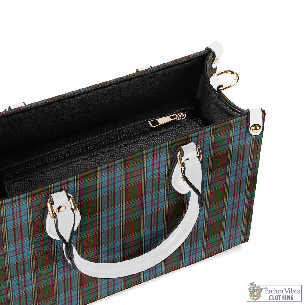 Tartan Vibes Clothing Anderson Tartan Luxury Leather Handbags