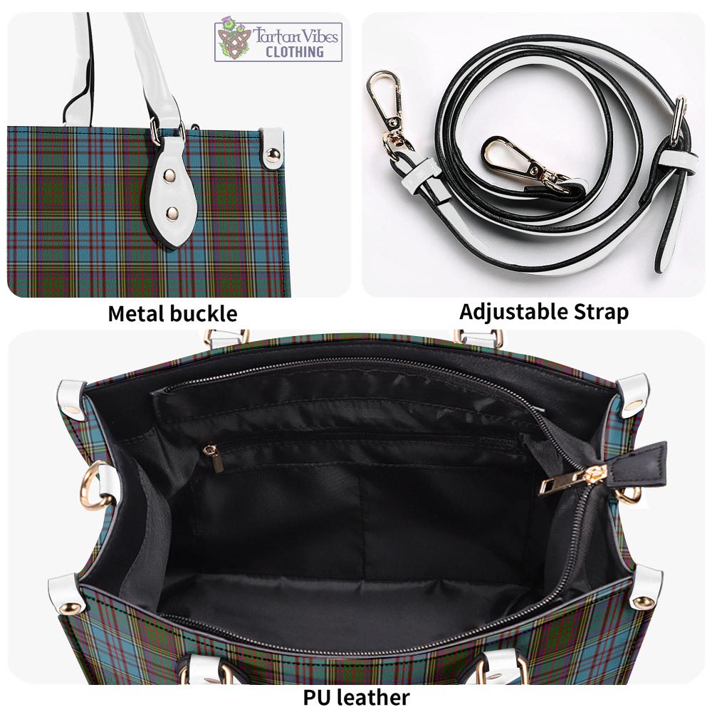 Tartan Vibes Clothing Anderson Tartan Luxury Leather Handbags