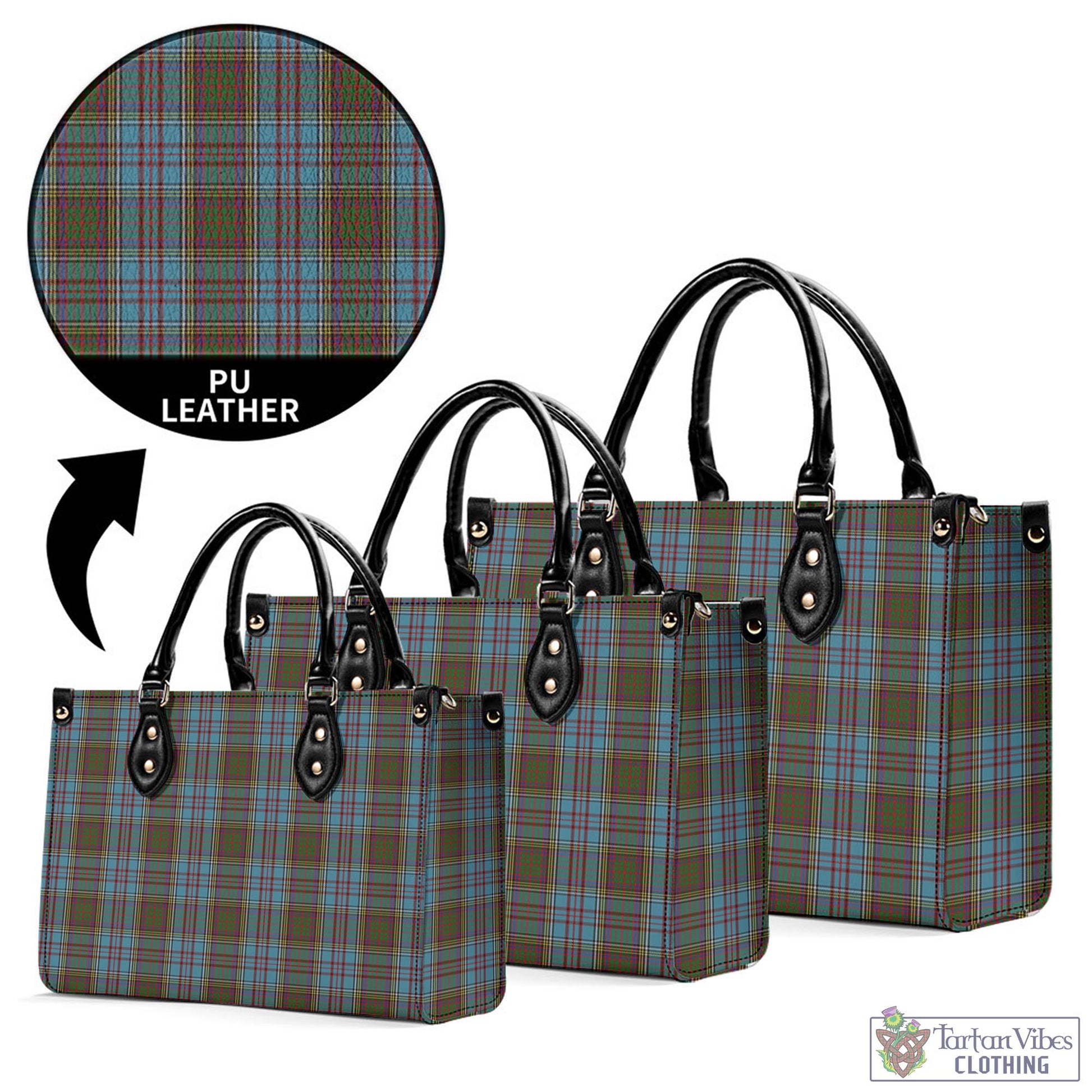 Tartan Vibes Clothing Anderson Tartan Luxury Leather Handbags