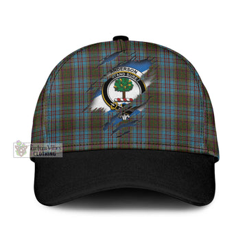 Anderson Tartan Classic Cap with Family Crest In Me Style