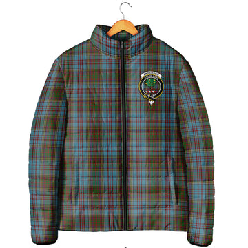 Anderson Tartan Padded Jacket with Family Crest