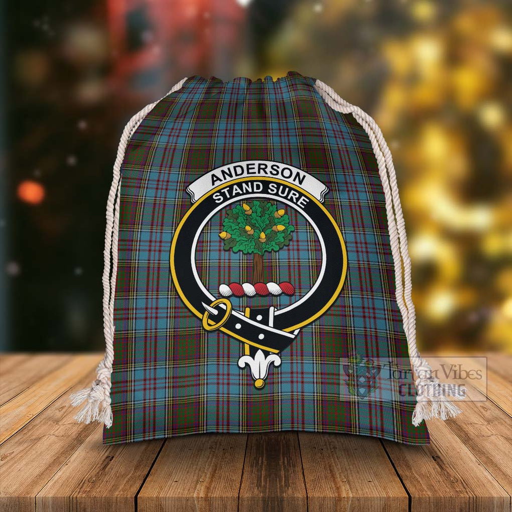 Tartan Vibes Clothing Anderson Tartan Christmas Santa's Bag with Family Crest