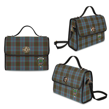 Anderson Tartan Waterproof Canvas Bag with Family Crest