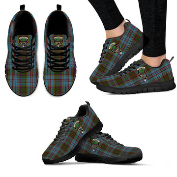 Anderson Tartan Sneakers with Family Crest