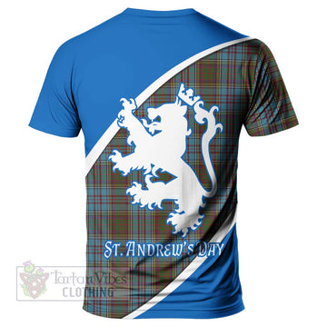 Tartan Vibes Clothing Anderson Family Crest Tartan T-Shirt Celebrate Saint Andrew's Day in Style