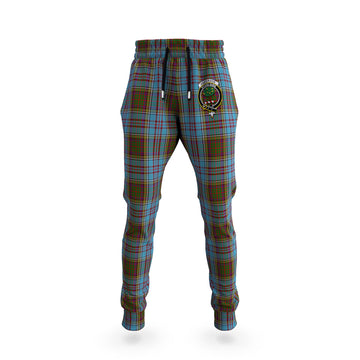 Anderson Tartan Joggers Pants with Family Crest