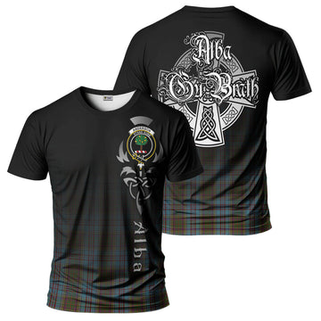 Anderson Tartan T-Shirt Featuring Alba Gu Brath Family Crest Celtic Inspired - Tartan Vibes Clothing