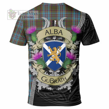 Tartan Vibes Clothing Anderson Tartan Family Crest T-Shirt Lion Rampant Royal Thistle Shield Celtic Inspired