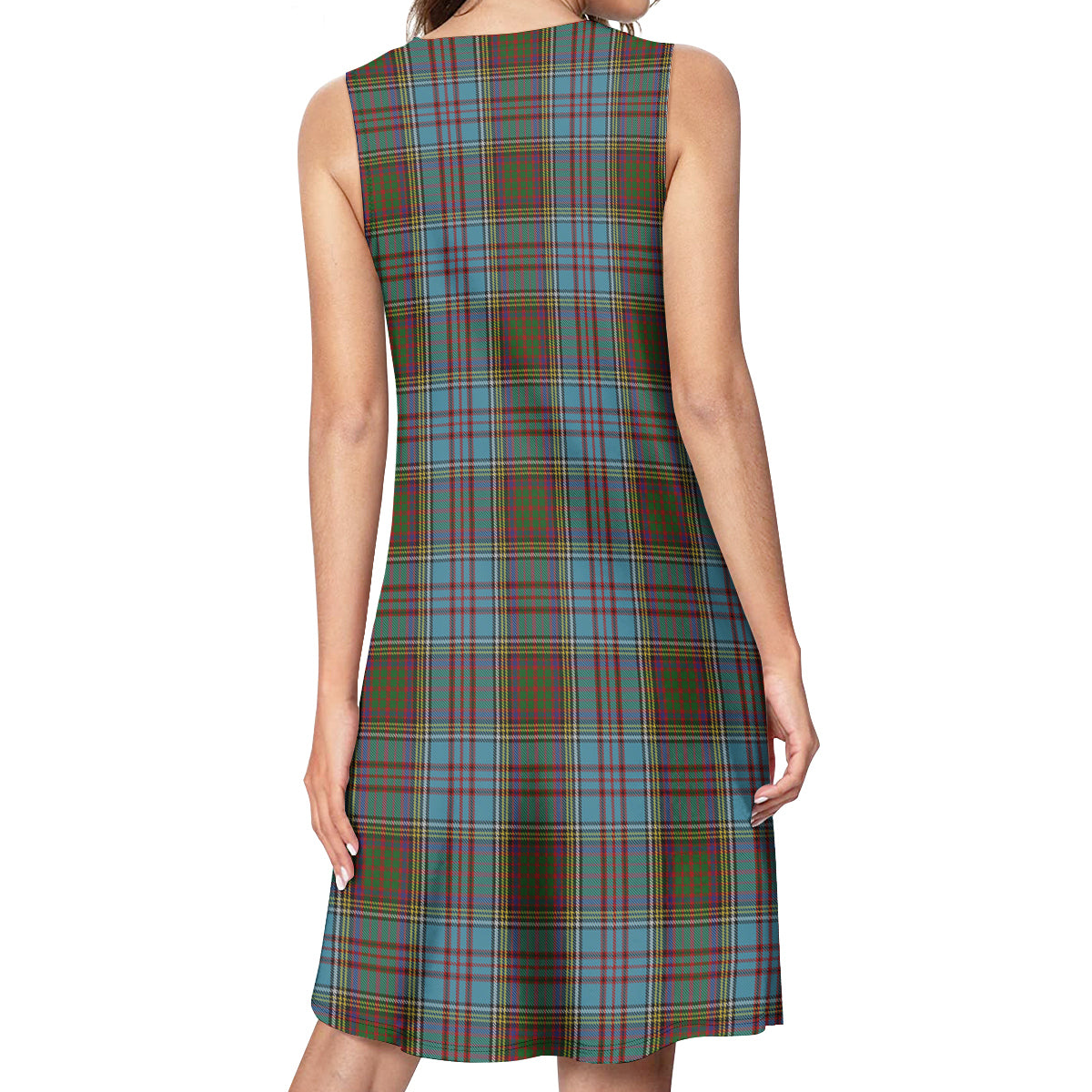 Anderson Tartan Womens Casual Dresses - Tartanvibesclothing