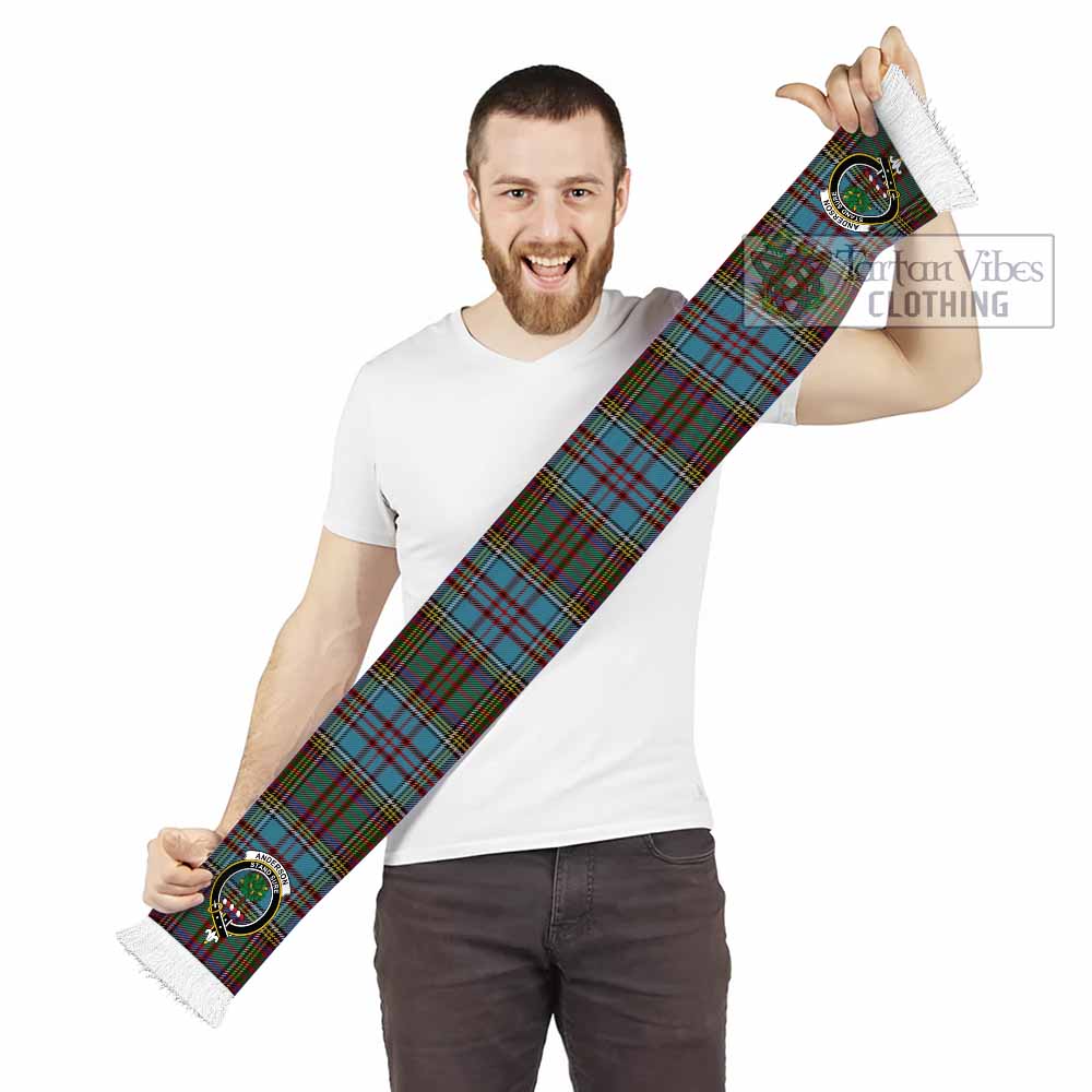 Tartan Vibes Clothing Anderson Tartan Ruffneck Scarf with Family Crest