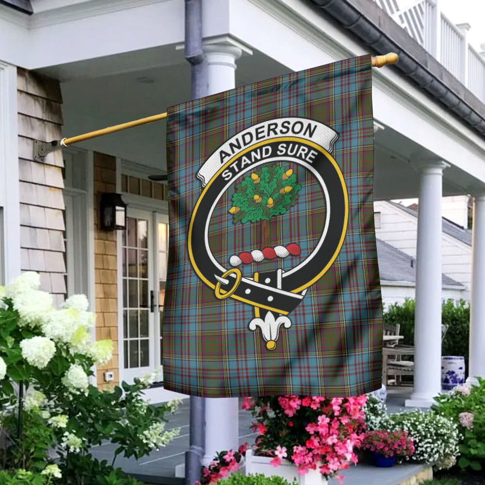 Anderson Tartan Flag with Family Crest - Tartan Vibes Clothing