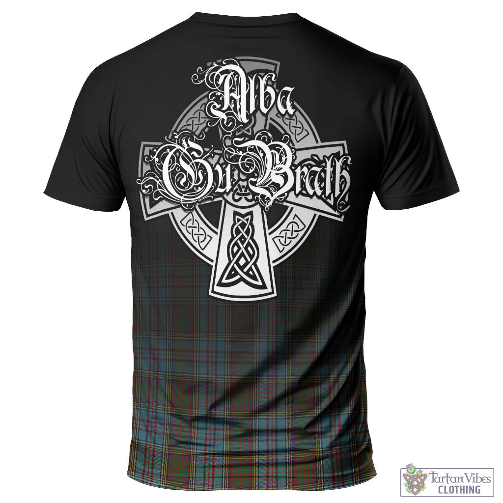 Tartan Vibes Clothing Anderson Tartan T-Shirt Featuring Alba Gu Brath Family Crest Celtic Inspired