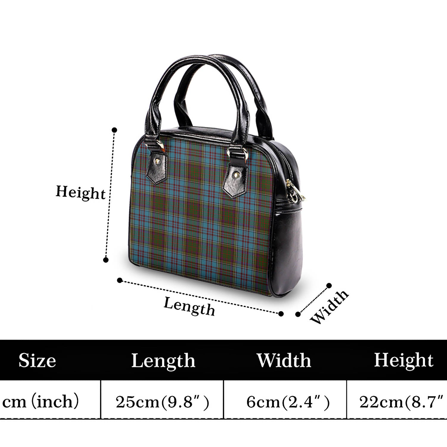Anderson Tartan Shoulder Handbags - Tartanvibesclothing