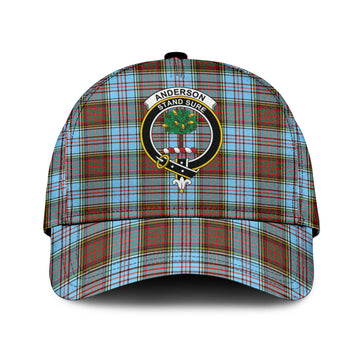 Anderson Ancient Tartan Classic Cap with Family Crest
