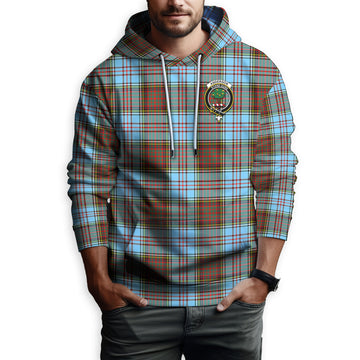 Anderson Ancient Tartan Hoodie with Family Crest