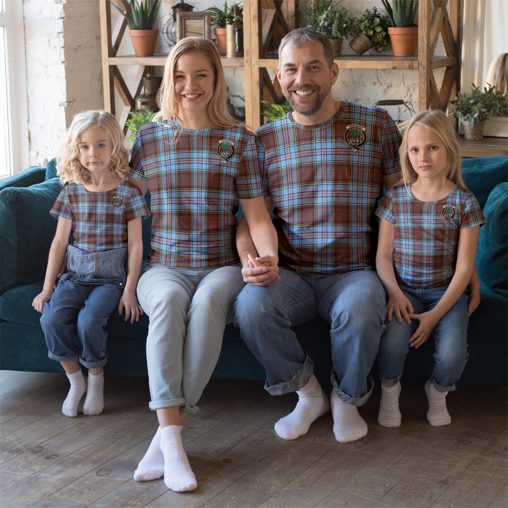 Anderson Ancient Tartan T-Shirt with Family Crest Men's Shirt S - Tartanvibesclothing