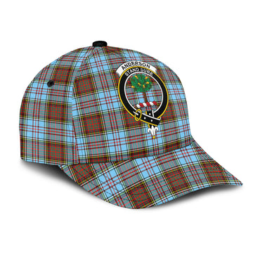 Anderson Ancient Tartan Classic Cap with Family Crest