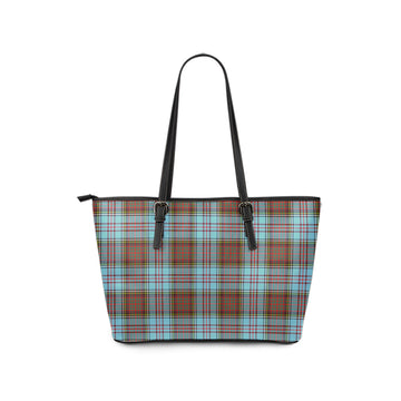 Anderson Ancient Tartan Leather Tote Bag