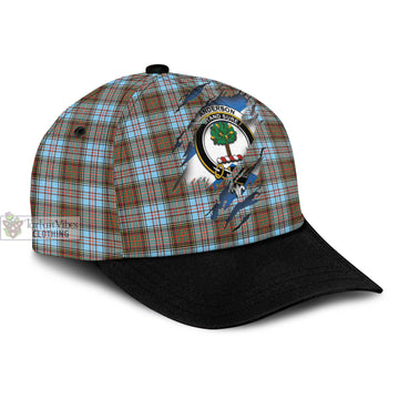 Anderson Ancient Tartan Classic Cap with Family Crest In Me Style