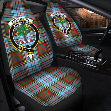 Anderson Ancient Tartan Car Seat Cover with Family Crest