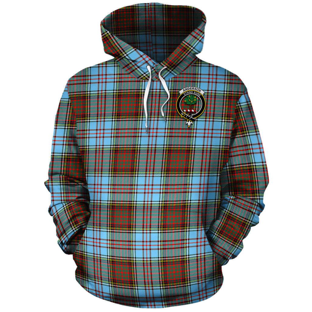 Anderson Ancient Tartan Hoodie with Family Crest - Tartanvibesclothing