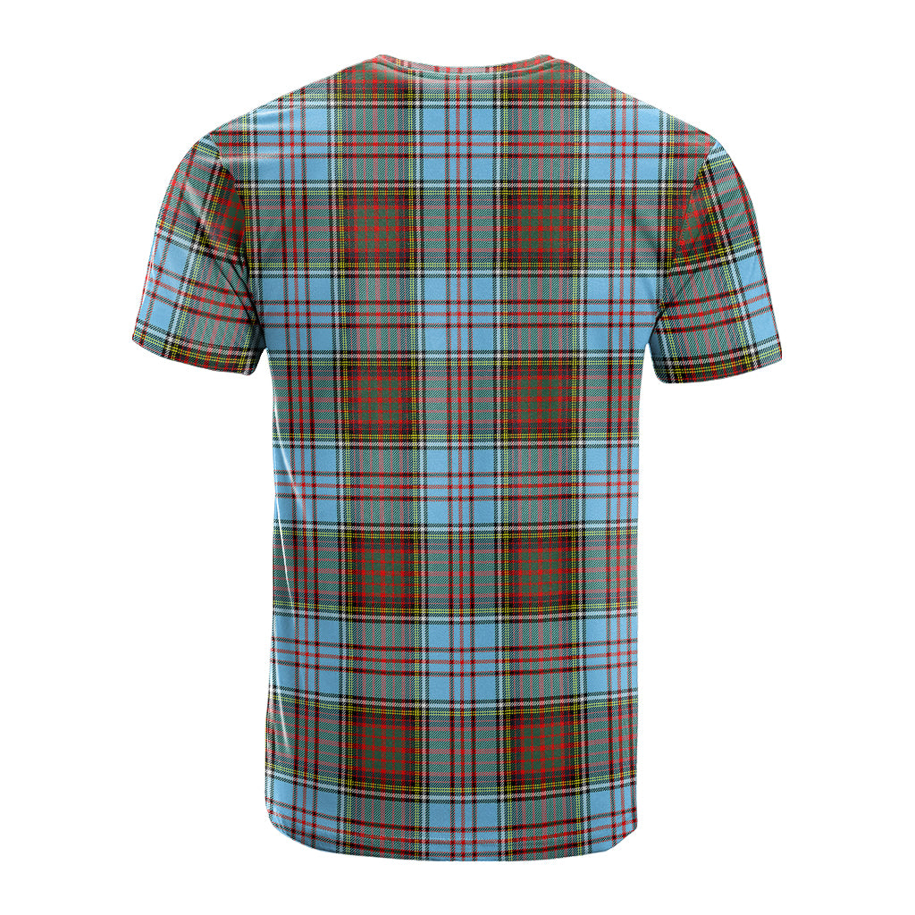 Anderson Ancient Tartan T-Shirt with Family Crest - Tartanvibesclothing