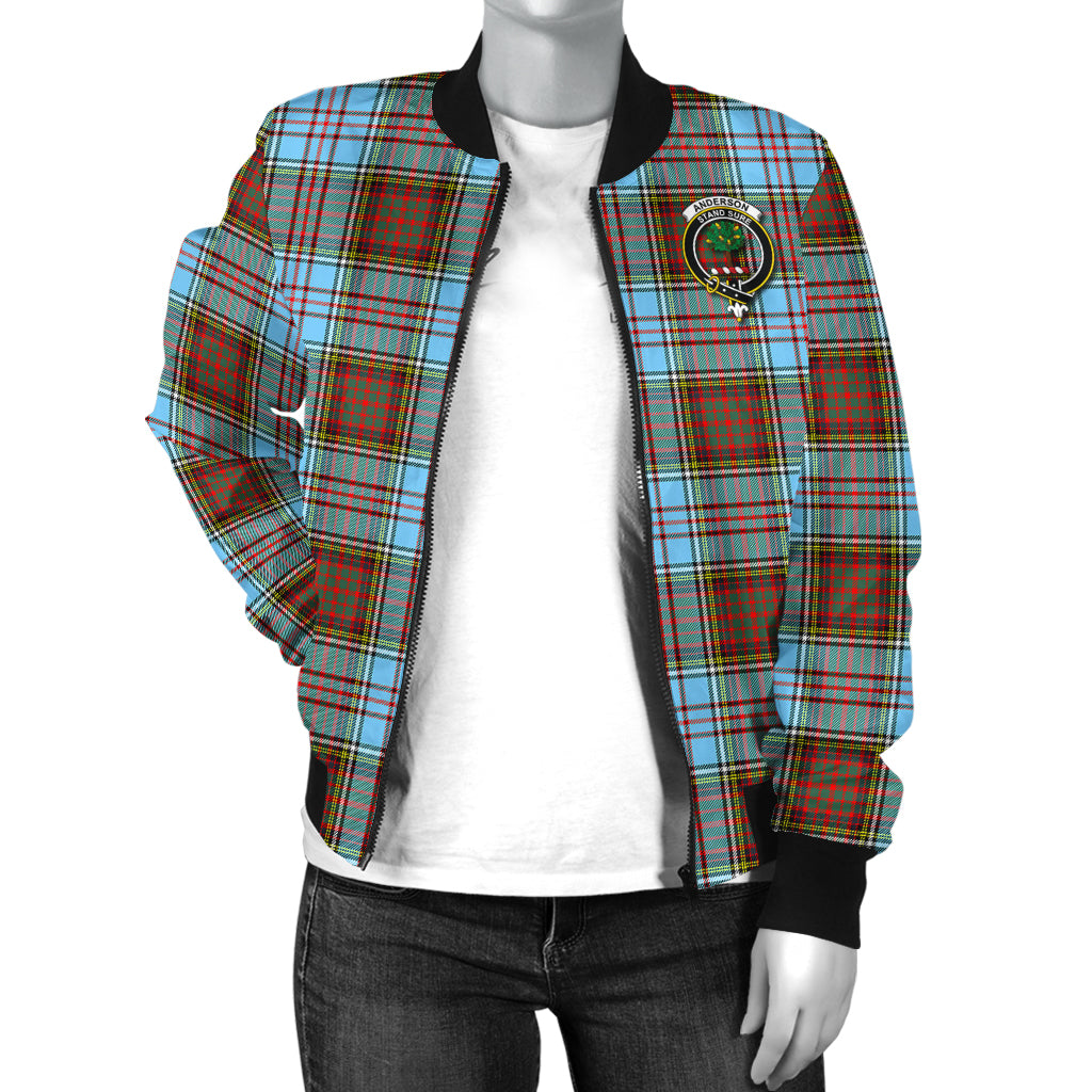Anderson Ancient Tartan Bomber Jacket with Family Crest - Tartanvibesclothing