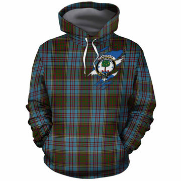 Anderson Clan Crest In Me Tartan Cotton Hoodie Scotland Flag Style