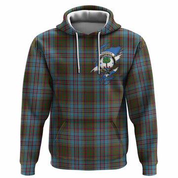 Anderson Clan Crest In Me Tartan Hoodie Scotland Flag Style