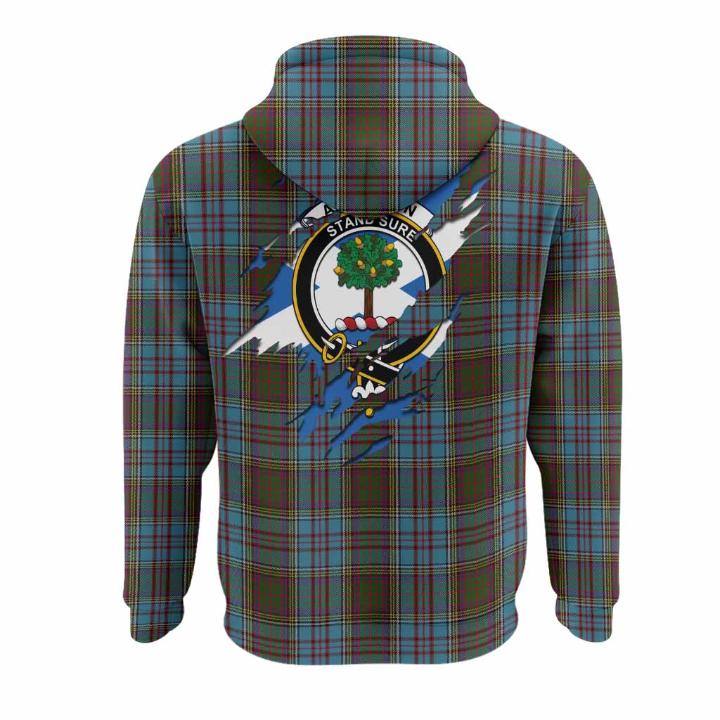 Anderson Clan Crest In Me Tartan Hoodie Scotland Flag Style