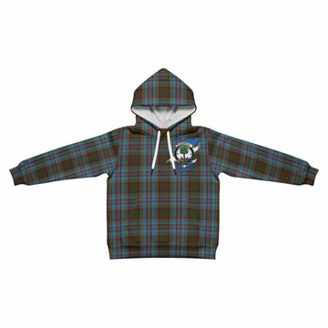 Anderson Clan Crest In Me Tartan Kid Hoodie Scotland Flag Style